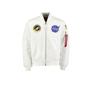 ALPHA INDUSTRIES Prechodná bunda 'MA-1 VF NASA'  zmiešané farby / biela