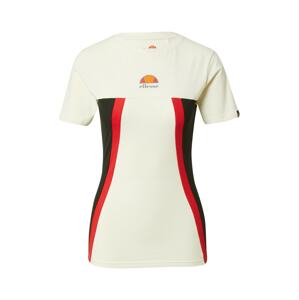 ELLESSE Funkčné tričko 'Frankia'  biela / červená / čierna / sivá / oranžová