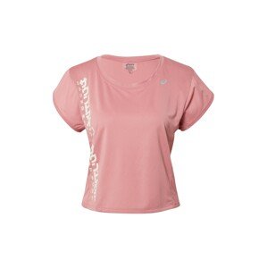 ASICS Funkčné tričko  ružová / biela