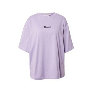 NA-KD Oversize tričko  fialová / čierna