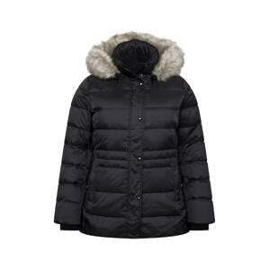 Tommy Hilfiger Curve Zimná bunda  svetlobéžová / čierna