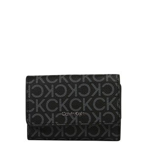 Calvin Klein Peňaženka 'Trifold'  čierna / sivá