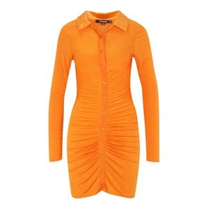 Missguided Tall Košeľové šaty  oranžová