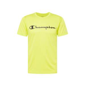 Champion Authentic Athletic Apparel Funkčné tričko  čierna / žltá
