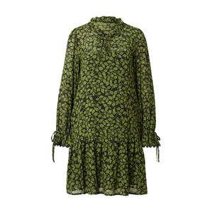 Salsa Košeľové šaty 'Fontana'  zelená / čierna