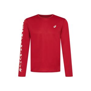 ASICS Sportshirt 'KATAKANA'  červená / biela