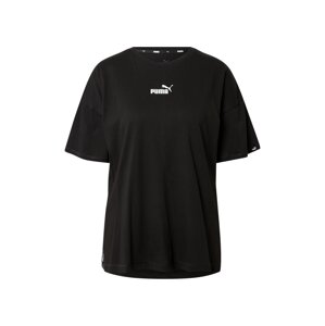PUMA Funkčné tričko 'POWERE'  čierna / biela