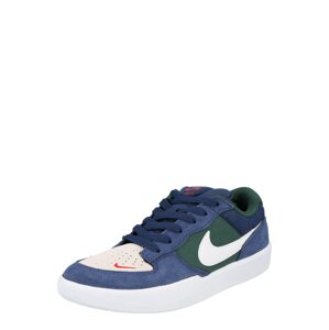 Nike SB Nízke tenisky 'Force 58'  námornícka modrá / zelená / biela / krémová