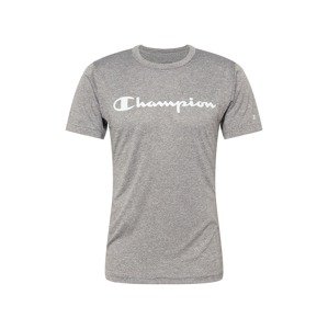 Champion Authentic Athletic Apparel Funkčné tričko  sivá melírovaná / biela