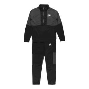 Nike Sportswear Joggingová súprava  čierna / čadičová / biela