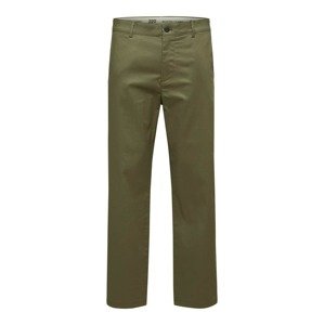 SELECTED HOMME Chino nohavice 'Salford'  olivová