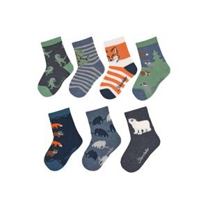 STERNTALER Ponožky  tmavomodrá / zmiešané farby