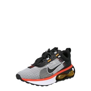 Nike Sportswear Nízke tenisky  čierna / sivá / oranžová / tmavosivá