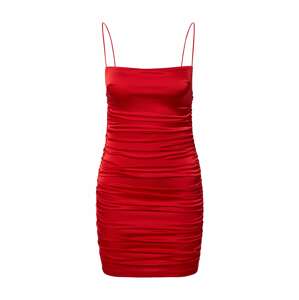 Love Triangle Kokteilové šaty  červená