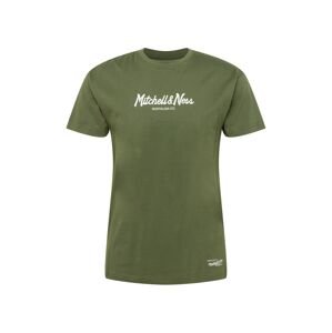 Mitchell & Ness Tričko  zelená / biela