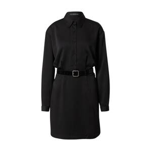 GUESS Košeľové šaty 'DOMINIQUE'  čierna