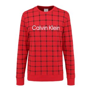 Calvin Klein Underwear Mikina  červená / biela / čierna