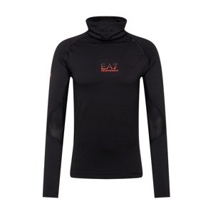 EA7 Emporio Armani Funkčné tričko  čierna / koralová