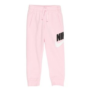 Nike Sportswear Nohavice  ružová / čierna / biela