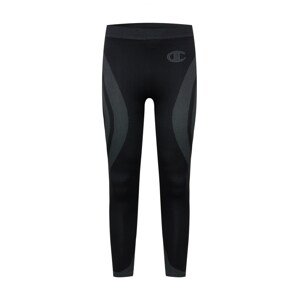 Champion Authentic Athletic Apparel Športové nohavice  čierna / sivá / svetlosivá