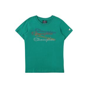 Champion Authentic Athletic Apparel Tričko  zelená / biela / oranžová / červená / modrá