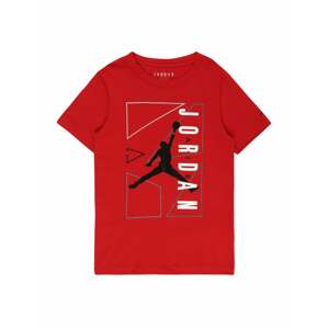Jordan T-Shirt  červená / biela / čierna