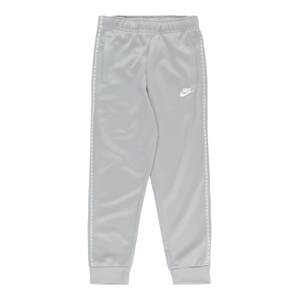 Nike Sportswear Športové nohavice  svetlosivá / biela