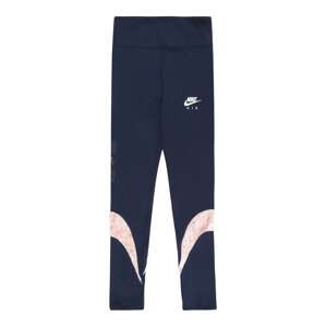 Nike Sportswear Legíny  námornícka modrá / biela / staroružová