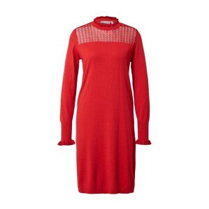 Fransa Pletené šaty 'DEDINA'  červená