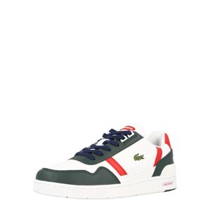 LACOSTE Sneaker 'COURT'  biela / námornícka modrá / červená
