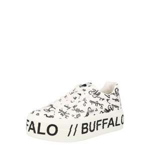 BUFFALO Sneaker  biela / čierna