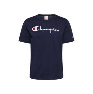 Champion Reverse Weave Tričko  námornícka modrá / biela / červená