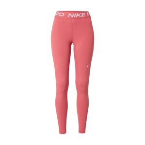 NIKE Športové nohavice  rosé / biela