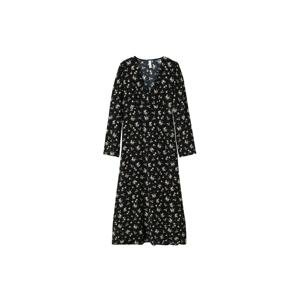 MANGO Šaty 'Florence'  čierna / kaki / béžová / biela
