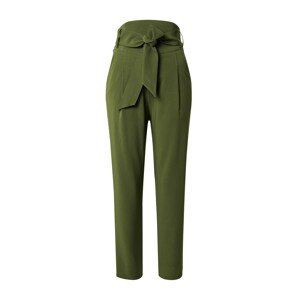 Custommade Plisované nohavice 'Pinja'  zelená