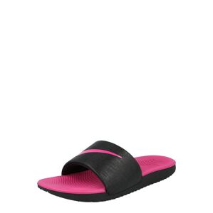 NIKE Plážové / kúpacie topánky 'Kawa'  ružová / čierna