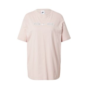 Nike Sportswear Tričko  ružová / biela / sivá
