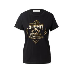 Sofie Schnoor Shirt 'WCADY'  čierna / zlatá