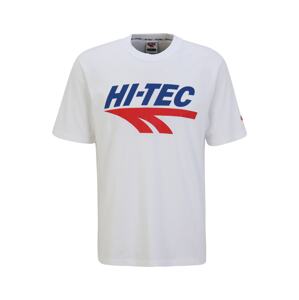 HI-TEC Sportshirt 'BEN'  biela / tmavomodrá / červená