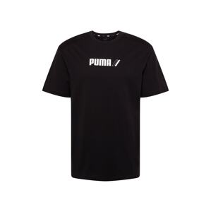 PUMA Funkčné tričko 'RADCAL'  čierna / biela