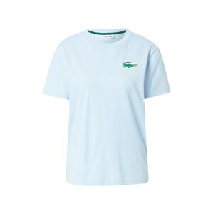 LACOSTE T-Shirt  svetlomodrá / zelená