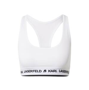 Karl Lagerfeld Podprsenka  biela / čierna