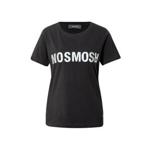 MOS MOSH Tričko  čierna / strieborná