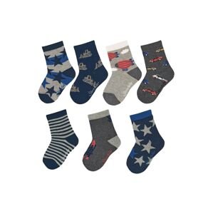 STERNTALER Ponožky  námornícka modrá / svetlosivá / tmavosivá / zmiešané farby