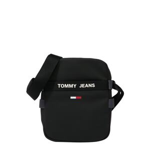 Tommy Jeans Umhängetasche  čierna / biela / námornícka modrá / červená