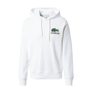 LACOSTE Sweatshirt  biela / čierna / zelená