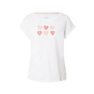 ESPRIT Tričko 'Valentine'  staroružová / melónová / biela