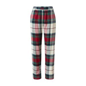 ETAM Pyžamové nohavice 'THEO'  zelená / červená / krémová