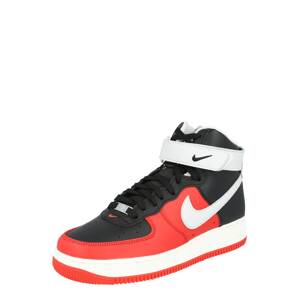 Nike Sportswear Členkové tenisky 'Air Force 1'  čierna / biela / červená