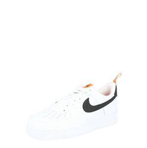 Nike Sportswear Nízke tenisky 'AIR FORCE 1'  biela / čierna / oranžová